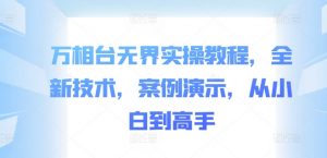万相台无界实操教程，全新技术，案例演示，从小白到高手_网创资源库