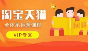 淘宝天猫全体系运营课程【9月24更新】，店铺全系运营、动销玩法、擦边球玩法等等_网创资源库