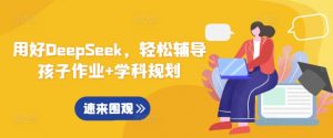 用好DeepSeek，轻松辅导孩子作业+学科规划_网创资源库