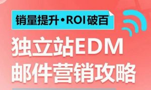 销量提升•ROI破百 独立站EDM邮件营销攻略，如何通过邮件营销每年获得100万美金销售额!_网创资源库