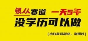 靠银从证书，日入多张，会截图就能做，直接抄答案(附：银从合集)_网创资源库