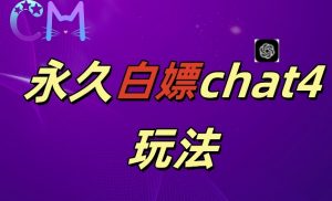 2024最新GPT4.0永久白嫖，作图做视频的兄弟们有福了【揭秘】_网创资源库