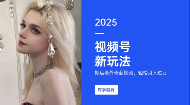 搬运老外奇葩视频，撸视频号分成计划收益，每天只需一小时，新手小白轻松月入过W_网创资源库