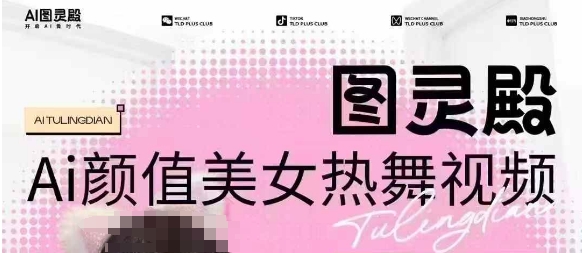 全网首发，原价988图灵殿AI颜值美女热舞视频，云端生图，轻松过原创_网创资源库