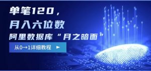 阿里数据库“月之暗面“影评撰写，边追剧边赚钱，单笔120,，月入过W_网创资源库