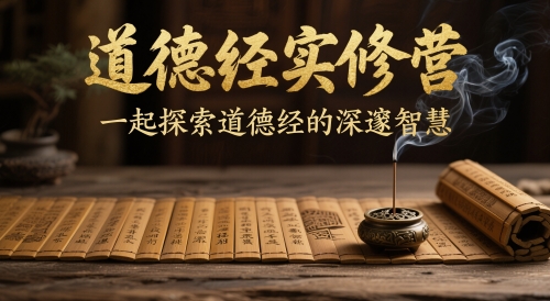 道德经实修营，一起探索道德经的深邃智慧_网创资源库