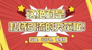 最新首发全平台引流玩法，公域引流私域玩法，轻松获客500+，附引流脚本，克隆截流自热玩法【揭秘】_网创资源库