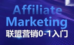 ​​​​​​Affiliate Marketing联盟营销0-1入门，联盟营销基本逻辑 联盟平台逻辑及联盟客逻辑全面详解_网创资源库