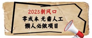 2025新风口，懒人必做项目，浏览器全自动掘金【揭秘】_网创资源库