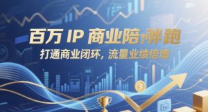 百万IP商业陪跑，打通商业闭环，流量业绩倍增_网创资源库