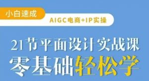 AIGC电商必备实操21节平面设计实战课，教你玩转AI_网创资源库