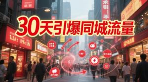 30天引爆同城流量：团购篇 认知篇 流量篇 来客篇 达人篇 老板人设IP篇 投流篇_网创资源库