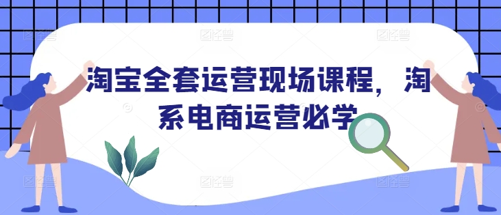 淘宝全套运营现场课程，淘系电商运营必学_网创资源库