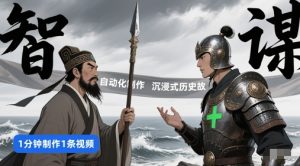 扣子工作流一键生成沉浸式历史故事，一天工作量，3分钟搞定_网创资源库