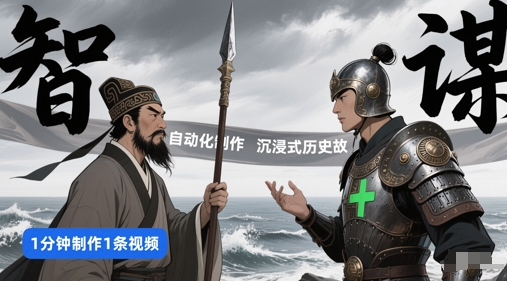 扣子工作流一键生成沉浸式历史故事，一天工作量，3分钟搞定_网创资源库
