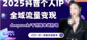 2025个人IP短视频带货(进阶版)全域流量变现，deepseek千川爆单进阶课_网创资源库