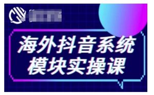 海外抖音Tiktok系统模块实操课，TK短视频带货，TK直播带货，TK小店端实操等_网创资源库