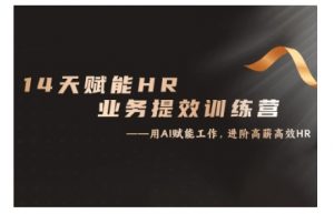 14天ChatGPT赋能HR业务提效训练营，从小白到应用高手_网创资源库