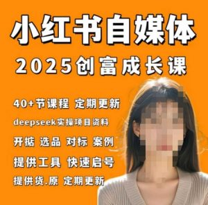 小红书电商自媒体创富课2.0版，实战打卡笔记训练营_网创资源库