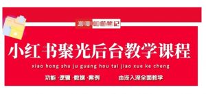 小红书聚光后台教学，小红书聚光投放的基本原理、策略和实践操作_网创资源库