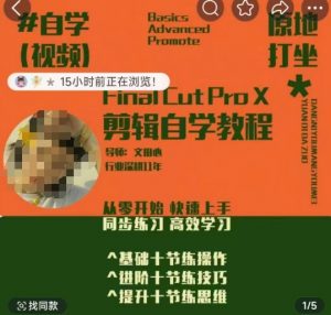 轻松玩转剪辑系统课，​从零开始快速上手，同步练习高效学习，思维提升从简到难_网创资源库